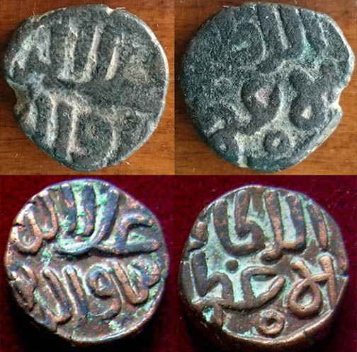 Old-Looking-Coin-From-Tabo,-Himachal-Pradesh